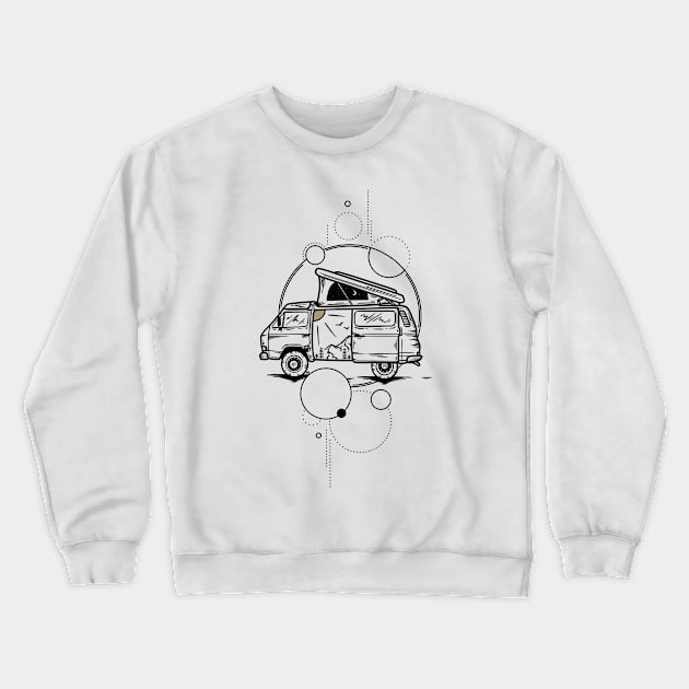 Pack Up Adventure Crewneck Sweatshirt by P7 illustrations 